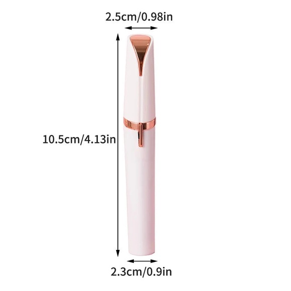 Automatic  Electric White and Gold Facial Hair Remover - Picture 5 of 7